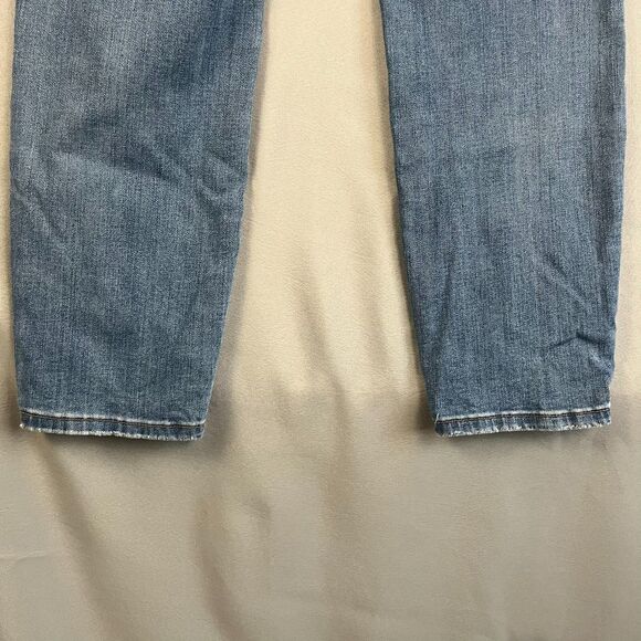 Judy Blue Jeans Women's 11/30 Blue Denim Cotton Stretch Tapered Leg Zip Fly - Picture 4 of 6